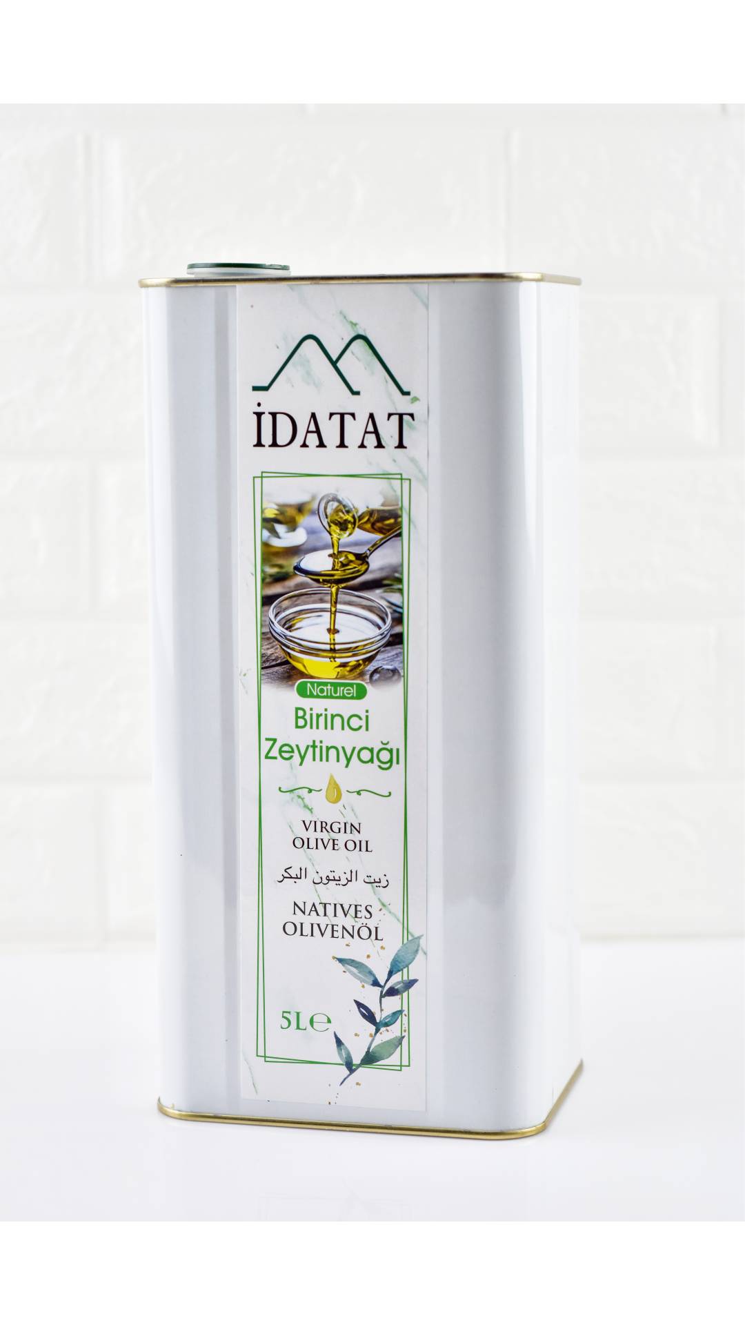 EDREMİT NATURAL BİRİNCİ SIZMA ZEYTİNYAĞI 5LT.