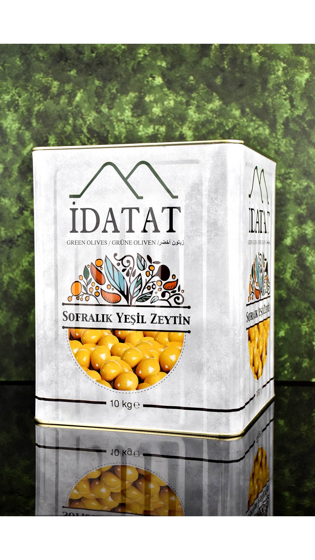 Sofralık Yeşil Zeytin 10 kg.